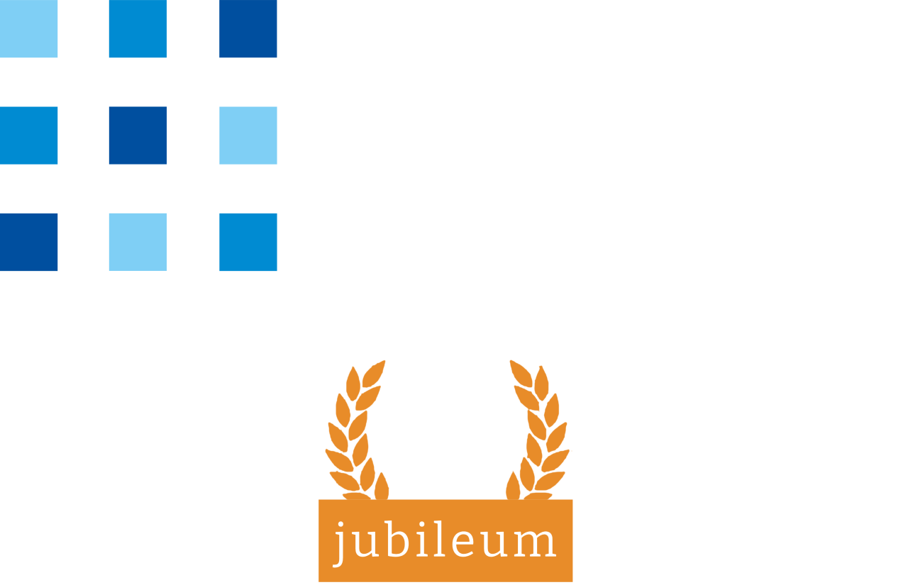 Logo jubileum 10jaar wit transparant
